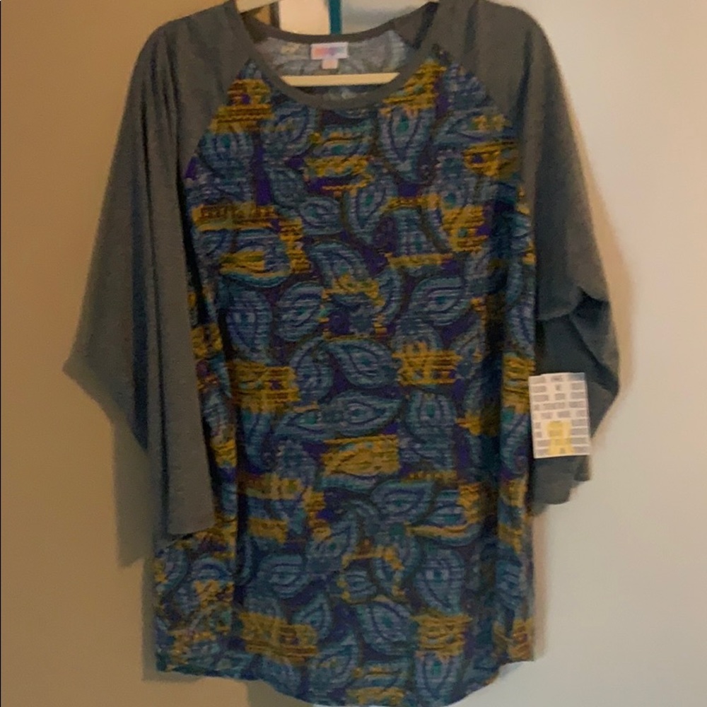 NWT 3xl Randy paisley blue print